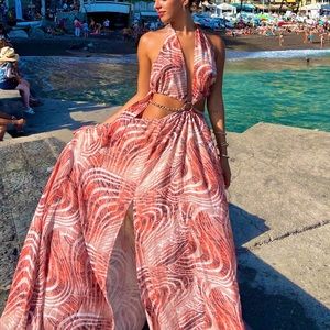 Tropical maxi dress